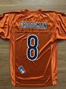 Rex Grossman Chicago Bears Orange Alternate Jersey Reebok Size S Mens NFL VTG #8