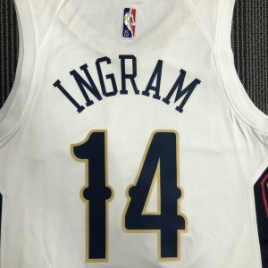 Brandon Ingram - New Orleans Pelicans #14 White