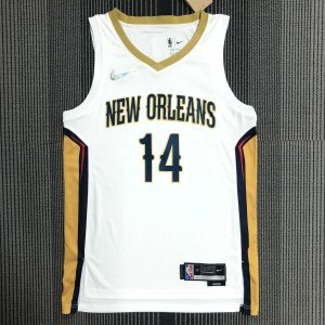 Brandon Ingram - New Orleans Pelicans #14 White