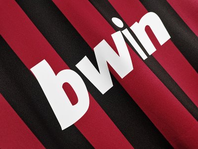 Long sleeves: 2009/10 season AC Milan home retro