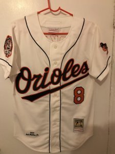 Cal Ripken Jr. Mitchell & Ness 2001 Baltimore Orioles White Authentic Jersey