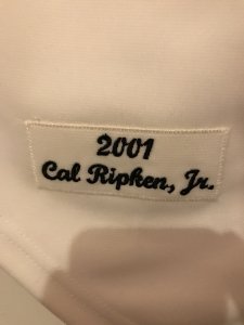 Cal Ripken Jr. Mitchell & Ness 2001 Baltimore Orioles White Authentic Jersey