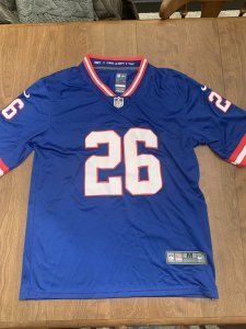 Saquan Barkley NFL authentic Jersey size Men’s Medium.