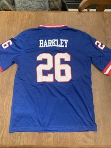 Saquan Barkley NFL authentic Jersey size Men’s Medium.