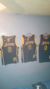 2-kobe bryant Nike commemorative Nike Jersey . Men's XL and Mens large.3rd Kobe Bryant is a Mitchell and Ness