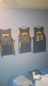 2-kobe bryant Nike commemorative Nike Jersey . Men's XL and Mens large.3rd Kobe Bryant is a Mitchell and Ness