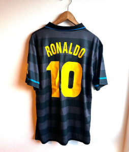 Inter Milan Retro Football Shirt 1997 1998 Third Ronaldo 10