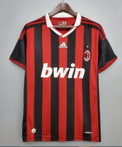 AC Milan 2009-2010 Ronaldinho Home Retro Classic  RONALDINHO 80