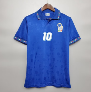 Italy 94 World Cup Retro Home Shirt Jersey Retro Classic R,BAGGIO 10