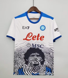 Brand New MARADONA NAPOLI WHITE Special 2022 Football Shirt Special Adults Limited Edition Italian Soccer Jersey Argentina Blue White