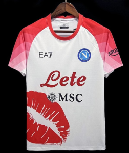 NAPLES 2022 - 2023 New Valentine's Day Kiss Jersey Soccer Shirt Naples kiss