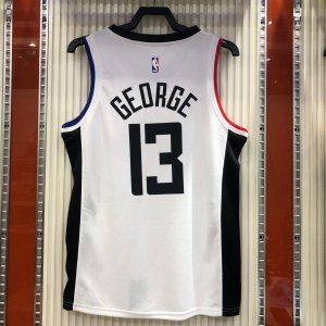 LA Clippers Paul George #13 Nike White 2020-2021 Swingman Player Jersey – City Edition