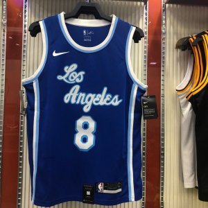 Los Angeles Lakers Kobe Bryant #8 Nike Blue 2020 Swingman Jersey - Classic Edition 1-3