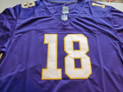 JUSTIN JEFFERSON MINNESOTA VIKINGS CLASSIC MEN XL JERSEY. NEW