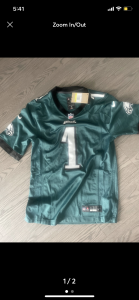 Eagles jersey size small