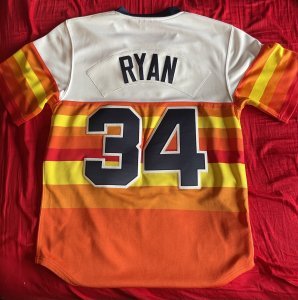 1980 Nolan Ryan Houston Astros Men's Authentic Mitchell & Ness Jersey