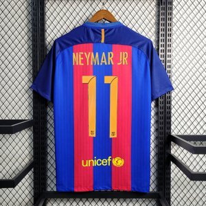 Neymar Jr Retro 2016 Barca Barcelona Home Jersey
