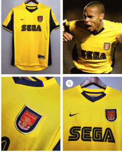 ARSENAL 1999-00 Thierry Henry