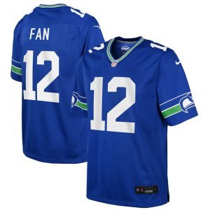 12th Fan Seattle Seahawks Nike Youth Game Jersey Royal