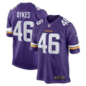 Aaron Dykes Minnesota Vikings Nike Team Game Jersey Purple