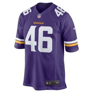 Aaron Dykes Minnesota Vikings Nike Team Game Jersey Purple