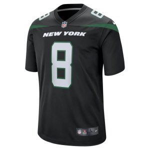 Aaron Rodgers New York Jets Nike Game Jersey Black