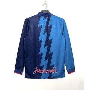 95-96 Arsenal BERGKAMP WRIGHT Top Quality Home Retro Football Jersey custom Long sleeve T-shirt
