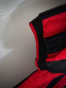 Vintage AC Milan Lotto 95/96 Jersey Home LUTOO OPEL