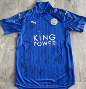 Exklusives Leicester City Trikot 2016/2017 mit Original-Unterschriften
