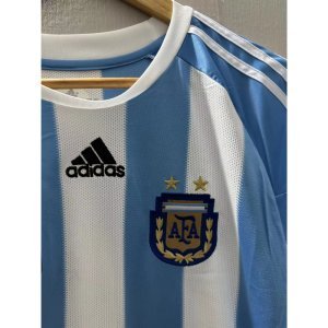2010 Argentina Top Quality Home Retro Soccer Jersey