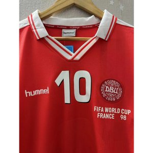1998 Den-m B.LAUDRUP M.LAUDRUP Top Quality Home Retro Football Jersey