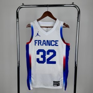 Victor Wembanyama - France Team *White* #32 Olympic Games