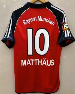 Lothar Matthäus 1999-00 Bayern Munich Retro Jersey – Vintage Football Perfection