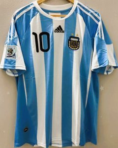 Lionel Messi 2010-11 Argentina Retro Jersey – Iconic Design for Football Fans