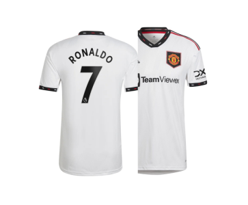 Fanatic Ronaldo Manchester United 2022-2023 Away Retro Jersey Soccer Jerseys Football Training Uniform Sport Fans Shirt Sports Equipment Football T-shirt Soccer Team Shirt
