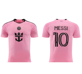 Fanatic Messi Miami Jersey Soccer Jerseys Football Training Uniform Sport Fans Shirt Sports Equipment Football T-shirt Soccer Team Shirt