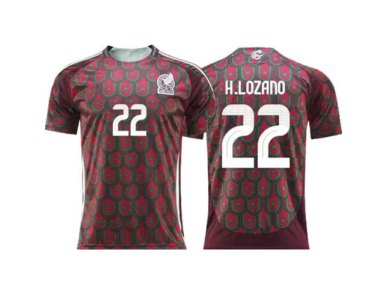 Fanatic H.LOZANO Mexico Jersey Soccer Jerseys Football Training Uniform Sport Fans Shirt Sports Equipment Football T-shirt Soccer Team Shirt
