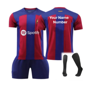 Fanatic Lewandowski FC Barcelona Custom Soccer Jersey Personalized Soccer Jersey kits customized Name Number Customize Sport Shirt Training Soccer Uniforms Unisex Soccer Shirts