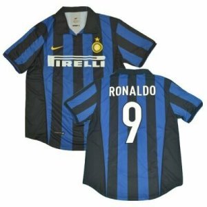 Fanatic Inter Milan Ronaldo 1998/1999 Retro Custom Soccer Jersey Personalized Soccer Jersey kits customized Name Number Customize Sport Shirt Training Soccer Uniforms Unisex Soccer Shirts