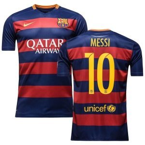 Fanatic Barcelona Messi 2015/2016 Retro Custom Soccer Jersey Personalized Soccer Jersey kits customized Name Number Customize Sport Shirt Training Soccer Uniforms Unisex Soccer Shirts