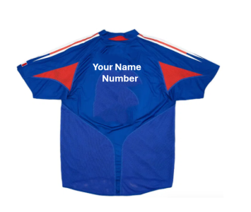Fanatic Zidane 2006 France Retro Custom Soccer Jersey Personalized Soccer Jersey kits customized Name Number Customize Sport Shirt Training Soccer Uniforms Unisex Soccer Shirts