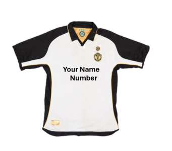 Fanatic Manchester United Centenary Away Third Scholes, Beckham, V.Nistelrooy, 2001/02 Retro Custom Soccer Jersey Personalized Soccer Jersey kits customized Name Number Customize Sport Shirt Training Soccer Uniforms Unisex Soccer Shirts