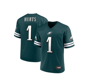 Men's Fanatics Branded Jalen Hurts Midnight Green Philadelphia Eagles Replica Player Jersey