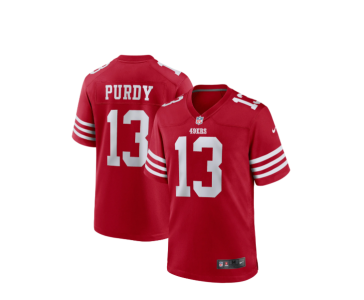 Men's Nike Brock Purdy Scarlet San Francisco 49ers Game Player Jersey