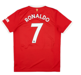 Jersey Ronaldo Manchester 2021-22 Retro Soccer Jersey Fans Shirt Football T-shirt Soccer Team Shirt