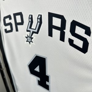 Spurs White No. 4 Fox