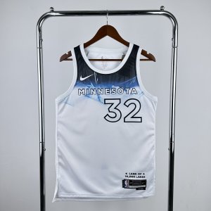 25th season Timberwolves City Edition No. 32 Towns