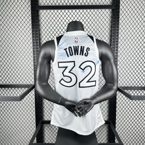 25th season Timberwolves City Edition No. 32 Towns