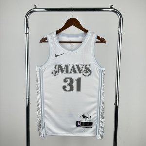 25th season Mavericks City Edition No. 31 Thompson