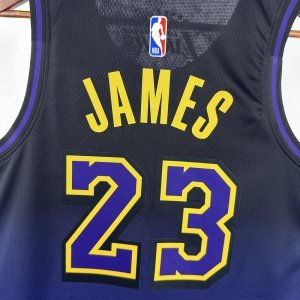 25th season Lakers City Edition No. 23 James